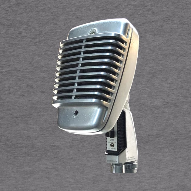 Vintage Microphone by marcpatchmusician